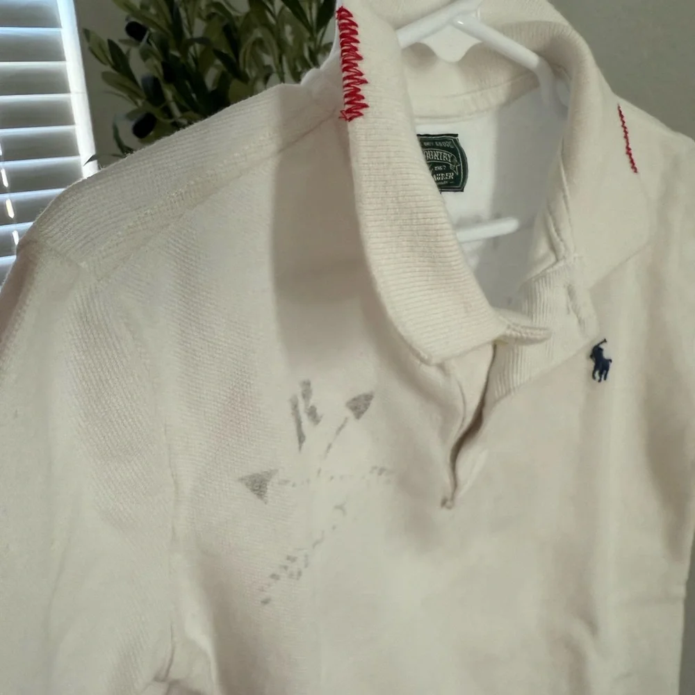 Ralph Lauren Kids White Polo with Red Tractor Print - Picture 3 of 6